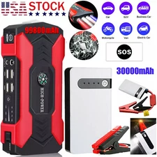99800mAh Portable Car Jump Starter Booster Jumper Box Power Bank Battery Charger
