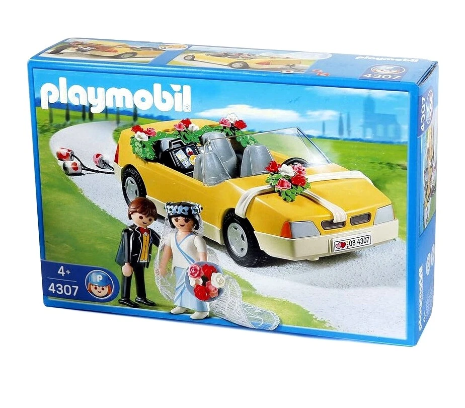 Playmobil Toy Set 4307 Car Honeymoon w/Figures Married eBay