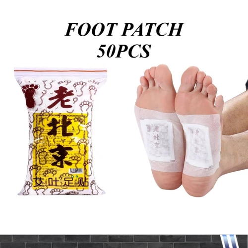 50PCS Detox Foot Pads Detox Patch Detoxify Toxins Adhesive Keep For Slimming Pad