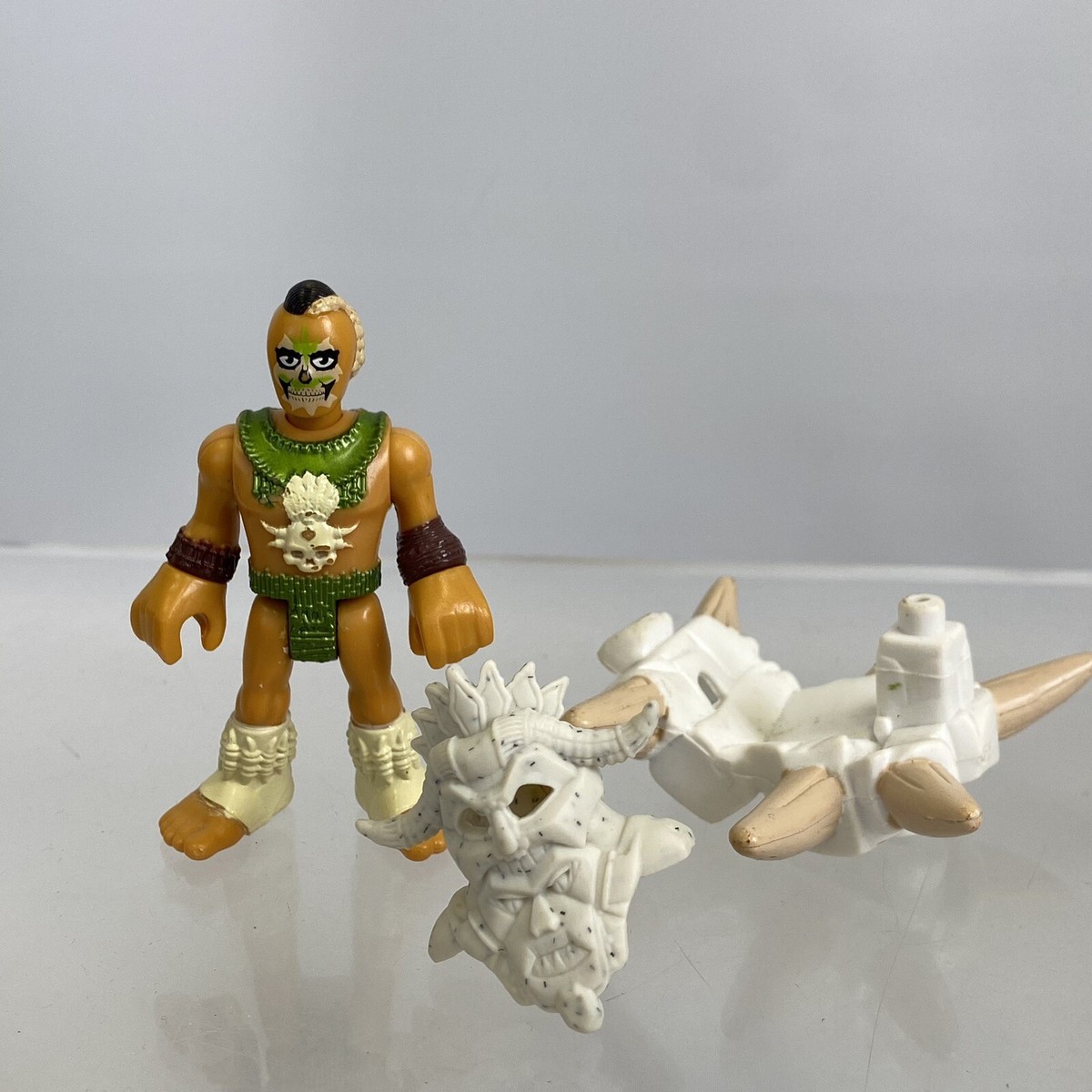 Imaginext Fisher-Price Tribal Man Caveman Warrior Mini Figure Toy