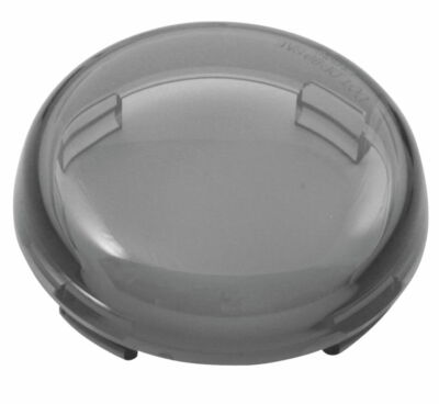 HARLEY DEUCE STYLE TURN SIGNAL REPLACEMENT LENS SMOKE TINTED 68973-00 SET OF 2