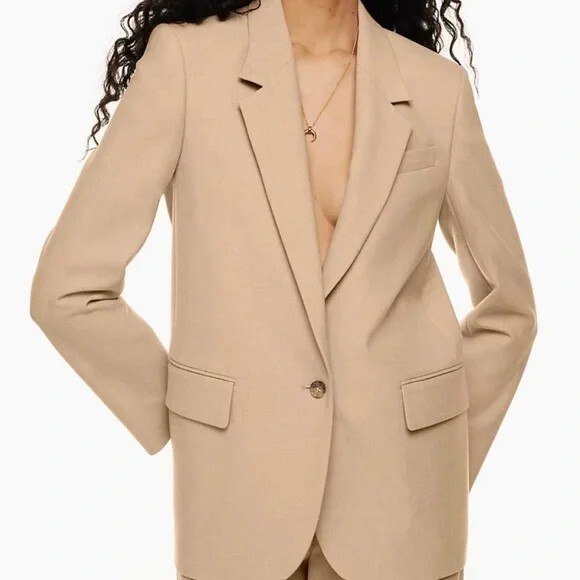 Wilfred Aritzia Relaxed Single Button Blazer Size… - image 4