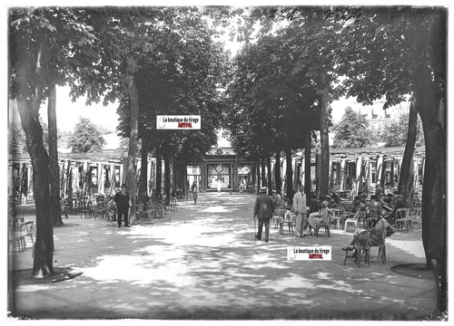 Plaque De Verre Photo Ancienne Positif 13x18 Cm - Vichy Source Du Parc - Début 1900