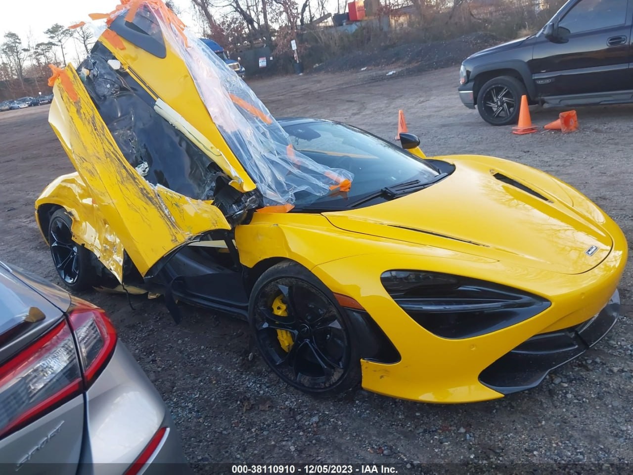 17-20 Mclaren 720S 720 2020 Right Passenger Dash Trim Cover Panel Alcantara #3