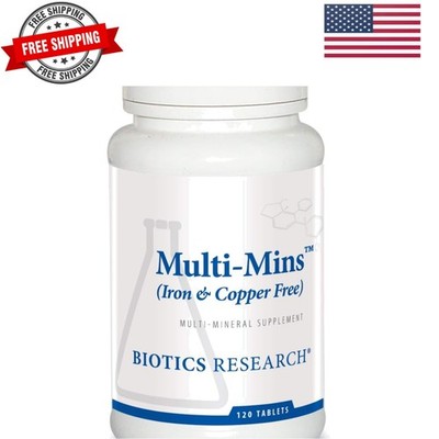 Multi Mins Iron and Copper Free Multi Mineral Complex, Balanced Source of Min...