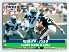 1991 Pro Set Spanish #665 Rufus Porter Fresh Break EX-EXMINT