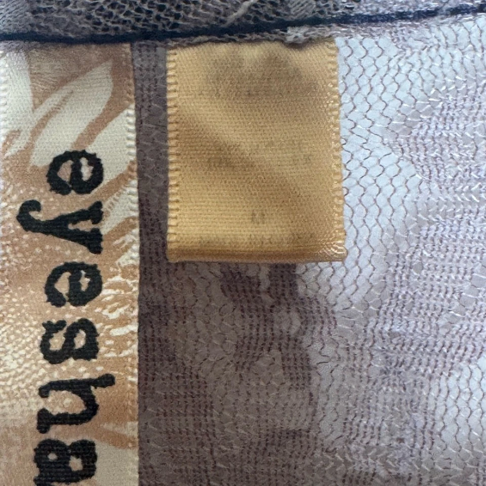 Top superpuesto de encaje floral Y2K para mujer mediano cuello caprichoso hada grunge coqueta Foto 3 de 4