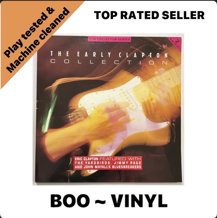 Eric Clapton “The Early Clapton Collection” Original U.K. 1987 G/fold Double Lp