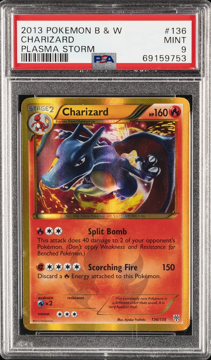 Charizard Pokémon TCG Plasma Storm Individual Collectible Card