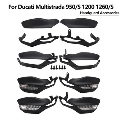 Hand Knuckle Guards Extensions Turn Signal For Ducati Multistrada 950 1200 1260