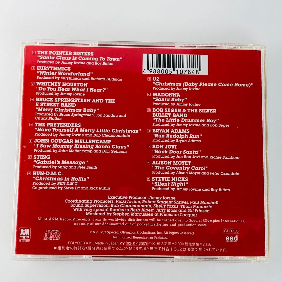 Очень специальный рождественский японский сборник Мадонна U2 Bon Jovi Уитни Хьюстон - Изображение 3 из 4