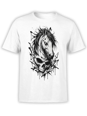 Bone Mane Horse T-Shirt | Unisex