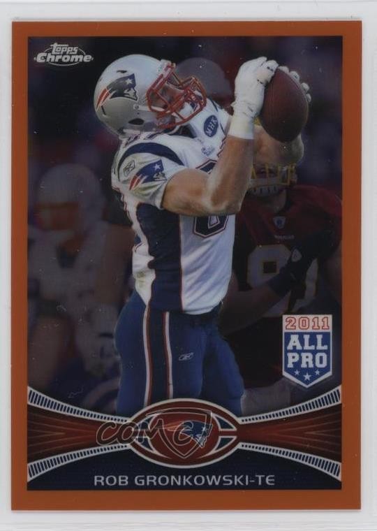 2012 Topps Chrome All-Pro Retail Orange Refractor Rob Gronkowski #12 4ib