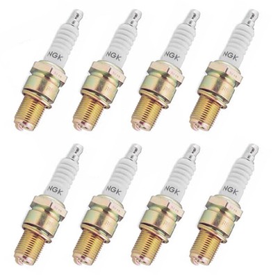 Set of NGK Resistor Sparkplug DR8EA 8 pcs for ATV/UTV