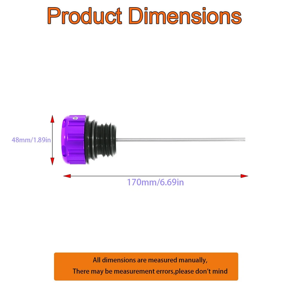 1 varilla de medición de temperatura de aceite púrpura para Harley Touring Road Glide 2017-2025 FLTRX Foto 4 de 4