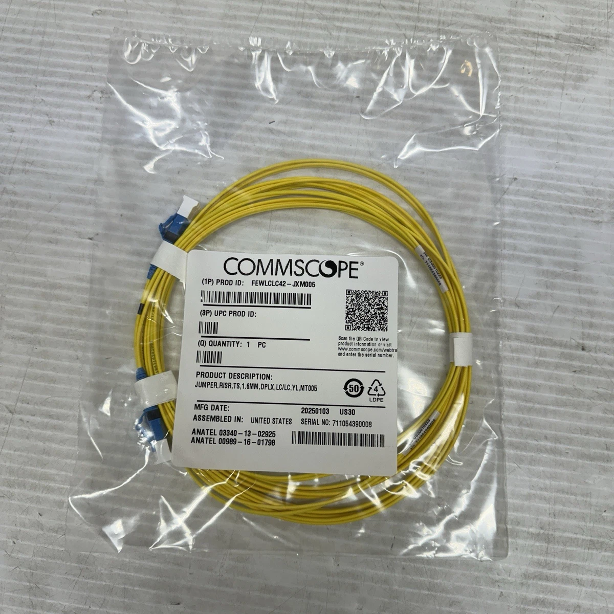 CommScope LC Optical Fiber Computer Cables for sale | eBay