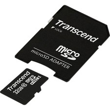 Transcend TS32GUSDHC10 32GB microSDXC/SDHC Class 10 Premium with A UK IMPORT 