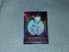 2020 Panini Chronicles Titan Purple Mojo Prizm #28 Christian Yelich #D / 75