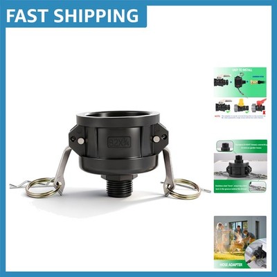Versatile IBC Tote Adapter - 275/330 Gallon Tank Drain with Easy Installation