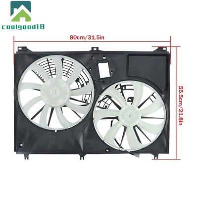 AC Electric Radiator Cooling Dual Fan 2014-2019 For Toyota Highlander 163610P210