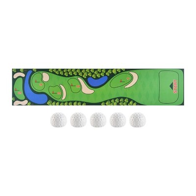 Tabletop Golf Game Set, Desktop Golf Set Party Favor faltbares Spielbrett mit