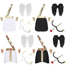 US Men Cosplay God Of Love Outfits Themed Party Cupid Costumes Performance Angel