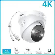 4K PoE IP Camera For Home H.265+ 8MP 5MP HDR Add-on Camera AI Human Detect 100ft