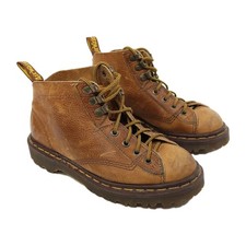 Dr. Martens Brown Leather Comfort Boots 8088 Size 4 Made In England Airwair