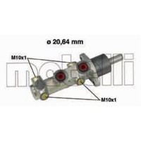 Metelli Hauptbremszylinder Hauptzylinder Passend FüR Fiat Panda 05-0525