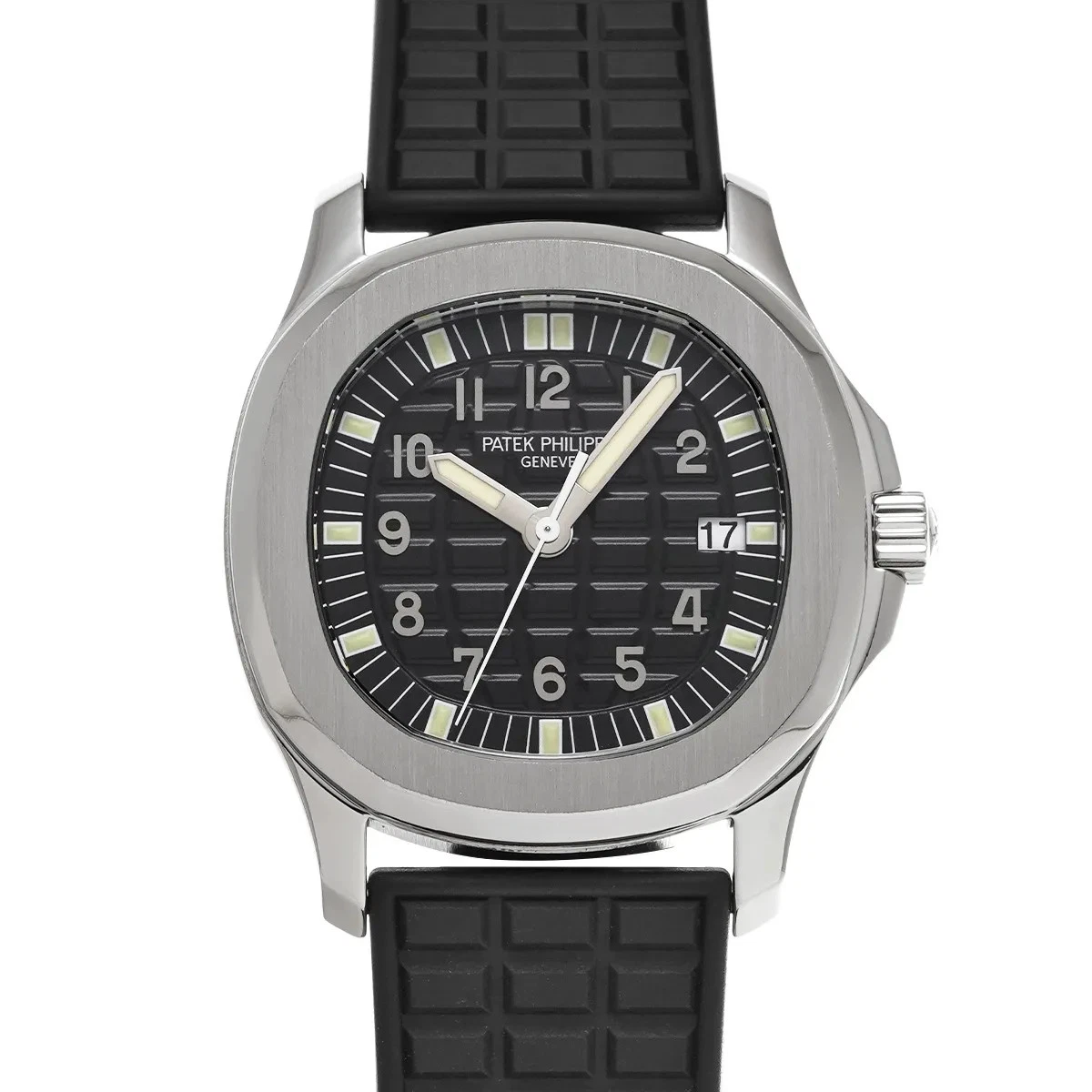 Patek Philippe — Patek Philippe Aquanaut 5064A-001 34mm Stainless Steel Black Wristwatch #WW214