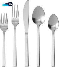 Ashton 18/10 Stainless Steel Flatware 5 Piece Place Setting with Knife Forks