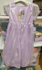 Bluey Bingo Dress up Nightgown Lavender Girls size 3T