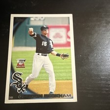 Topps 2010 Series Gordon Beckham #115 Rookie Chicago White Sox Baseball Card. rookie card picture