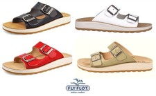 Fly Flot Shoes Slip On Slide Comfort Sandals Made In Italy FlyFlot 77G64 2C