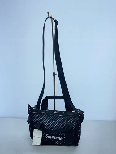 Sac bandoulière Supreme MESH MINI DUFFLE POLYESTER noir occasion