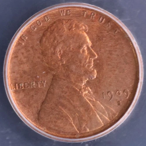1909 1C Lincoln Cent MS-64 RD - Certified by ICG