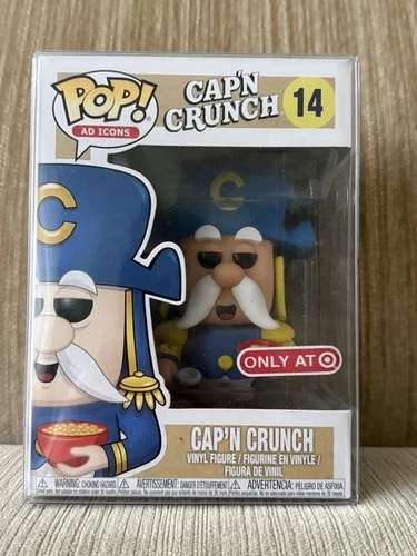 Funko Pop Cap’N Crunch Capn Captain Crunch #14 Ad Icons Target w Protector