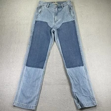 Madewell Jeans Womens 25 Two Tone The Perfect Vintage Straight High Rise Denim