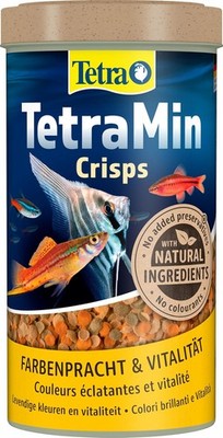 TetraMin Crisps Fischfutter Flocken 500 ml Dose, 100ml-10l