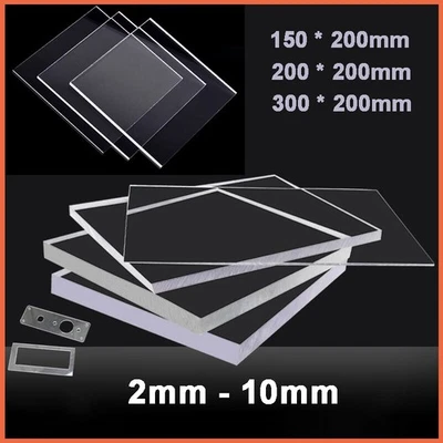 Polycarbonat PC Platte Zuschnitt Dicke 2 mm - 10 mm Klar Verschiedene Größen - Bild 1 von 4