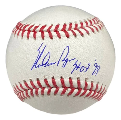Nolan Ryan Texas Rangers Signed Rawlings Official MLB Baseball HOF 99 PSA/DNA