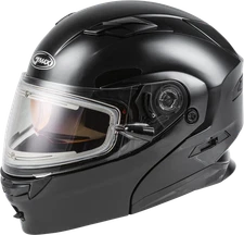 GMAX M4010027-ECE MD-01S MODULAR SNOW HELMET W/ELECTRIC SHIELD BLACK XL