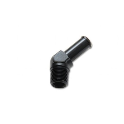 Vibrant For 3/8NPT to 3/8 Barb 45 Degree Fitting