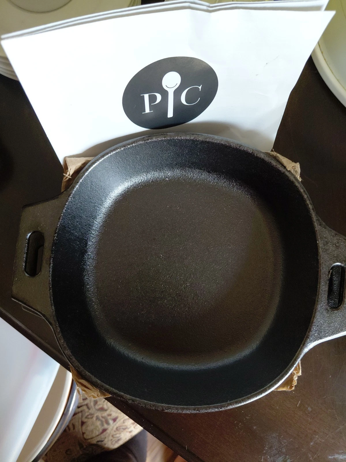 *** PAMPERED CHEF 5.5" CAST IRON SKILLET SET OF TWO New No Box