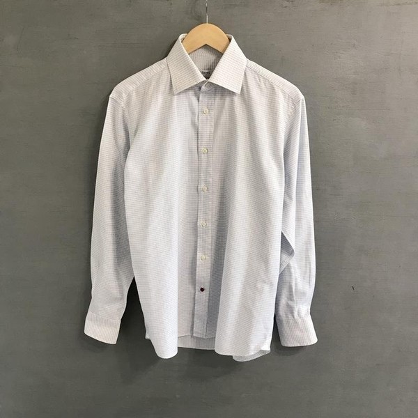 Men Càrrel Shirt White Cotton 40 /L / 48 #1VMY