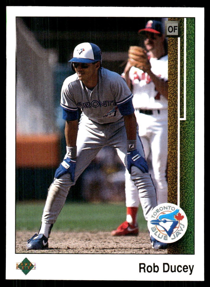 Rob Ducey 1989 Upper Deck #721 Blue Jays FREE SHIPPING StackedPacks
