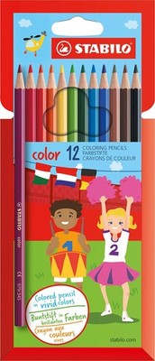 Buntstift - STABILO color - 12er Pack - mit 12 verschiedenen Farben Multicolor 1