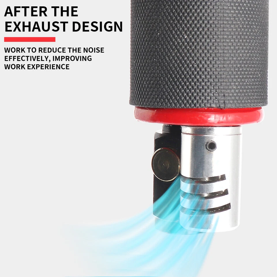 31PC 1/4" 90 DEGREE RIGHT ANGLE AIR DIE ANGLE GRINDER CUT OFF TOOL HEAVY DUTY - Image 3 of 4