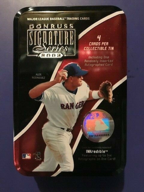 Alex Rodriguez 2003 Donruss Signature Series Collectible (Empty) Tin Box