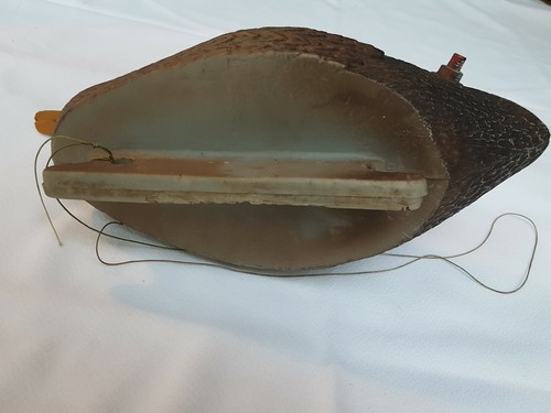 Vintage Blow-up Rubber Decoy Mallard Duck Hen - Picture 8 of 9
